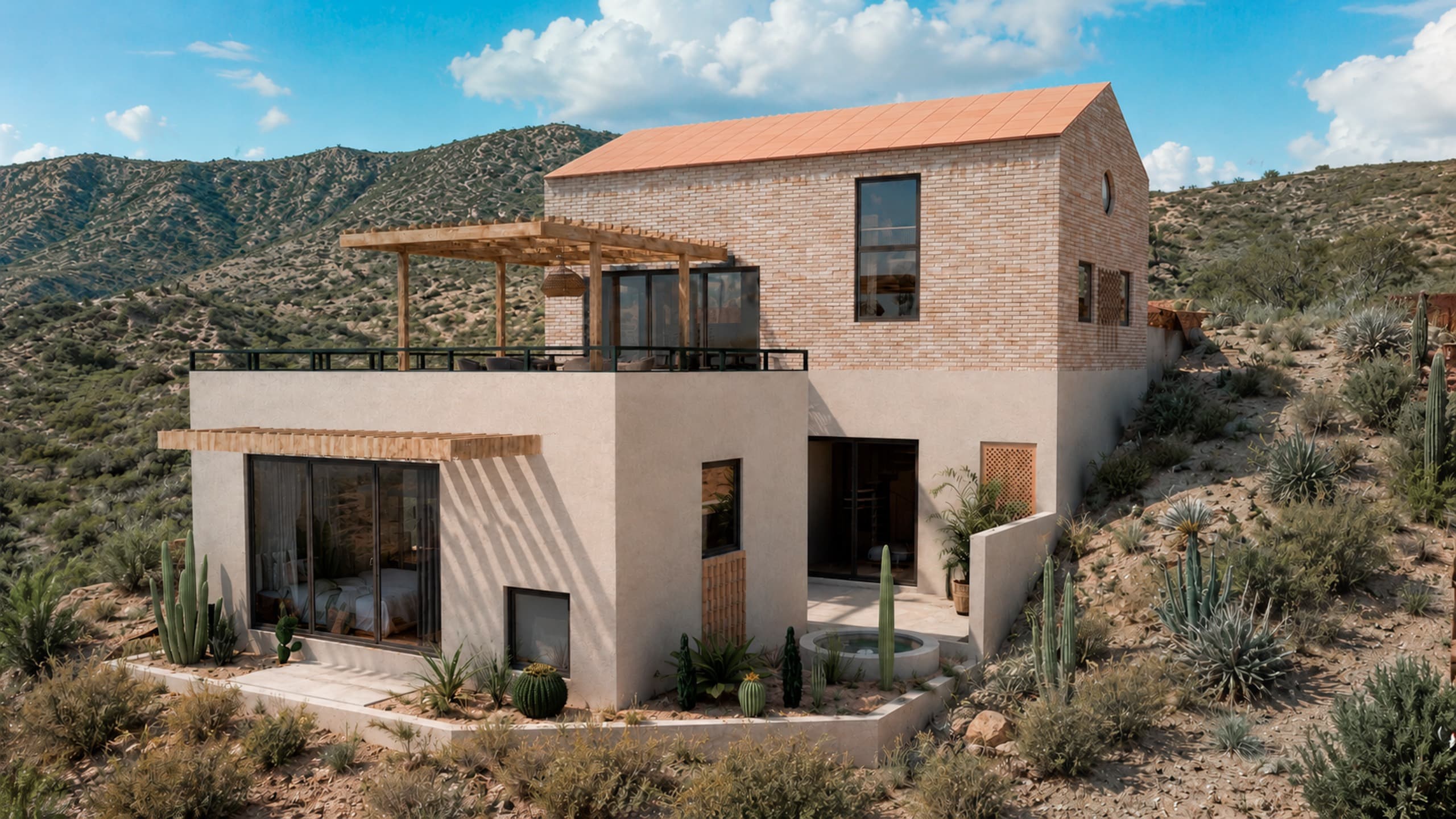 Casa Karuna — sustainable home by Symbiotica in Los Cabos