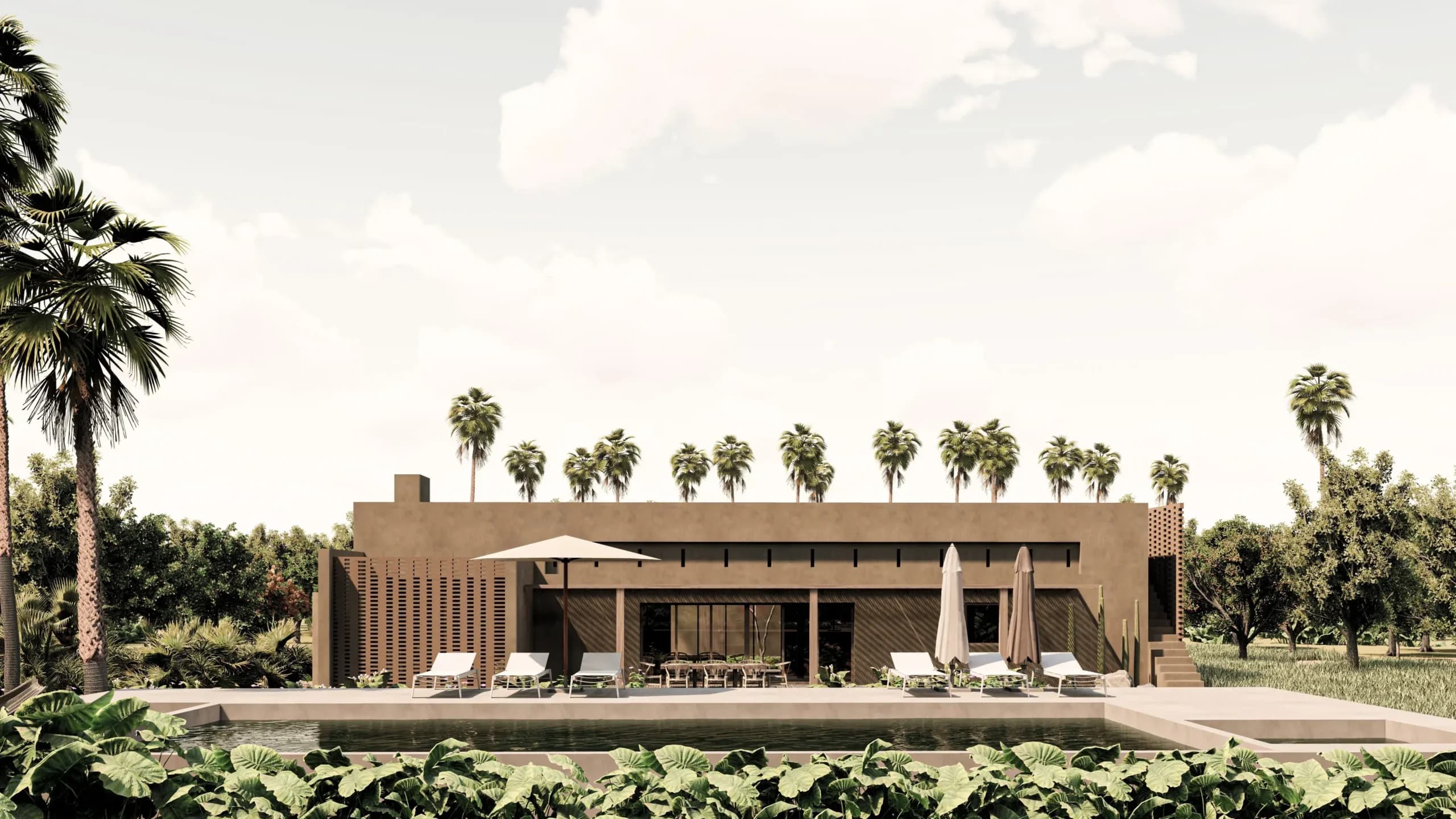 Leone House — compacted earth construction by Symbiotica